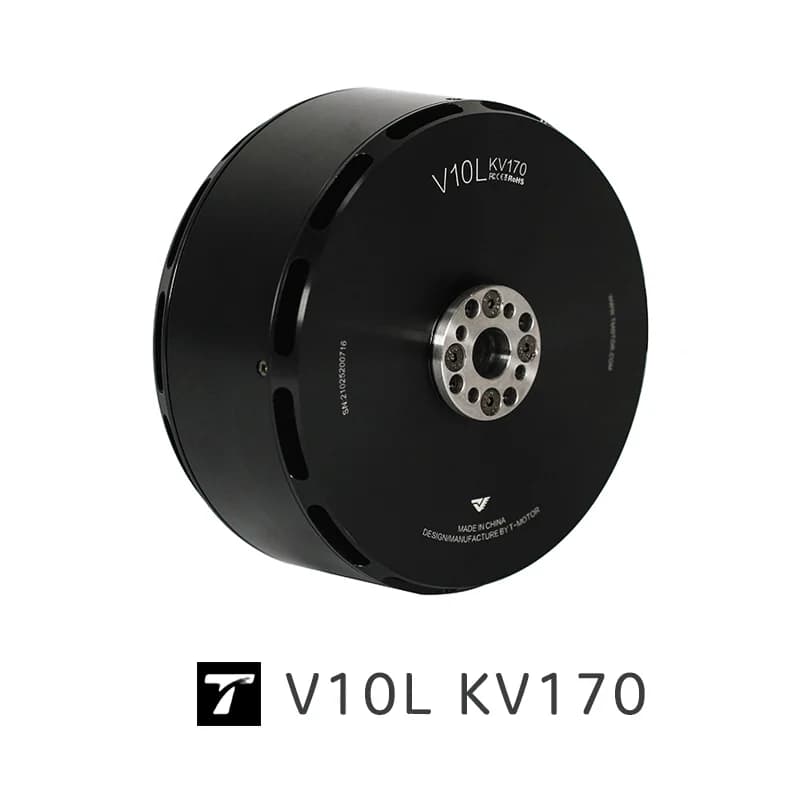 Moteur Tmotor V10L KV170 pour drone à aile verticale/siègle fixe