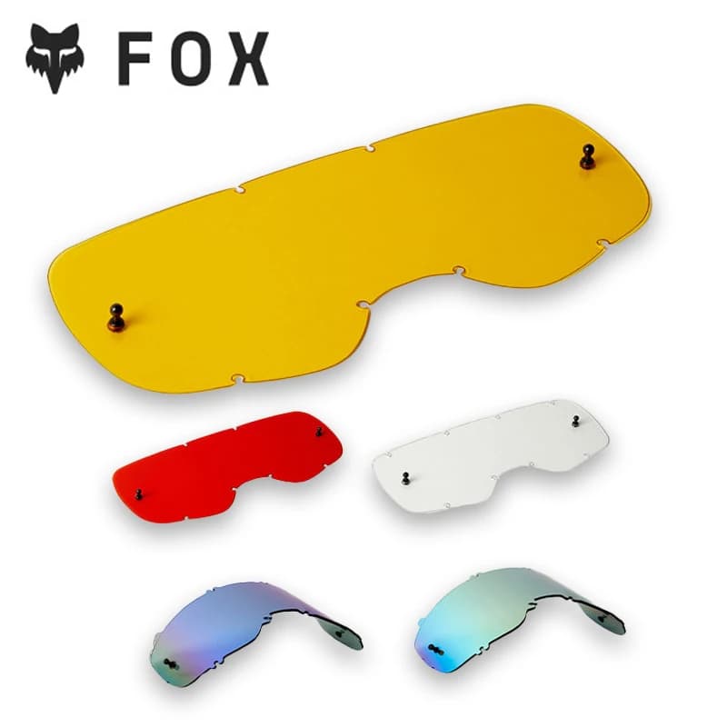 Lentille de remplacement FOX RACING Airspace Main Gen 1 pour lunettes de protection, anti-buée, HD, large champ de vision, Enduro / Descente et course tout-terrain
