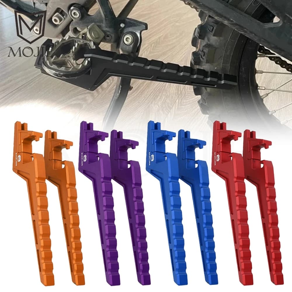 Repose-pieds de passager arc-en-ciel, extensions pour 450 950 smile moto Super Endflats R 790 890 950 990 1090 Adventure /S/R