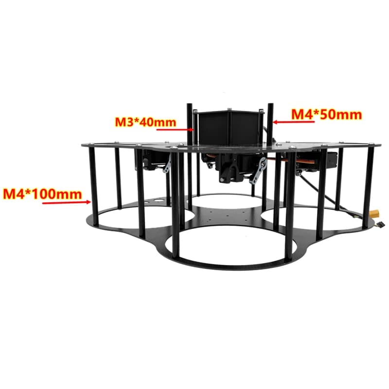 Dispositif de lancer de balles parabolique XAERO DIY pour drone UAV