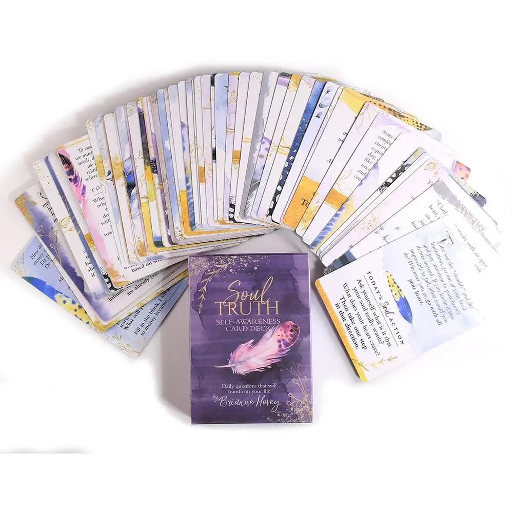 Jeu de cartes de sensibilisation à l'âme et à la vérité
