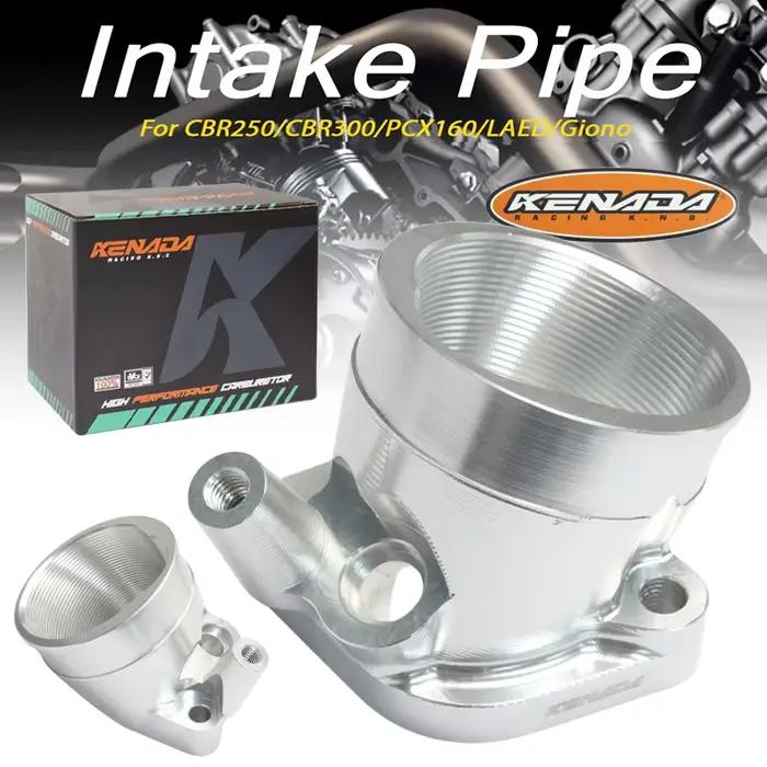 Tuyau d'admission et corps de papillon CNC KENADA pour CBR250 CBR300 PCX160 Giorno