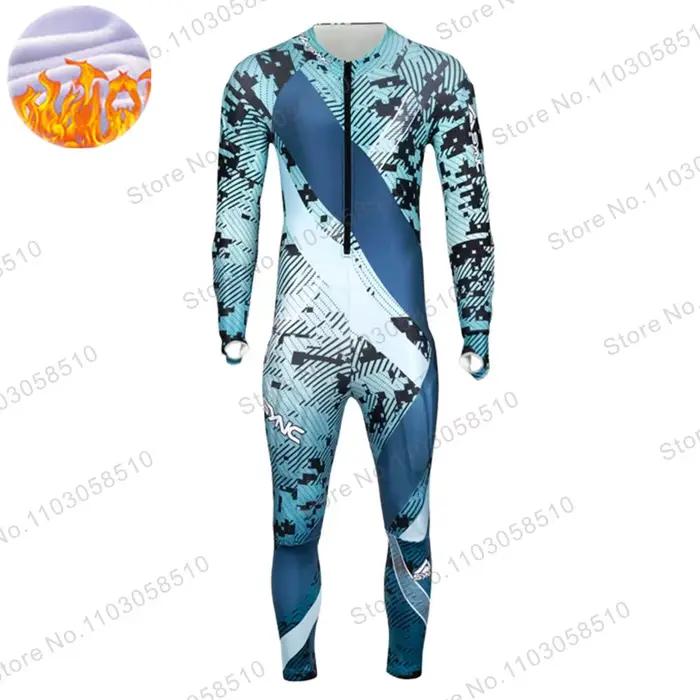 Combinaison de ski d'hiver pour enfant, modèle Performance GS, pour entraînement sportif en extérieur, une pièce, non rembourrée