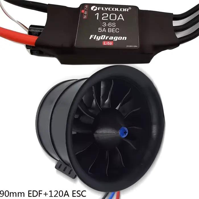 Ventilateur canalisé à 12 pales EDF 90mm