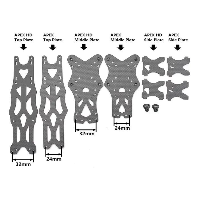 Pièces de réparation de cadre APEX HD 5/6/7 pouces