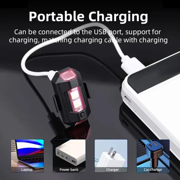 Mini Drone lumière stroboscopique pour DJI Mavic 4 Pro/NEO/Mini 4 Pro/Mini 2/4K léger 6 lumières couleur Anti-collision lampe de signalisation