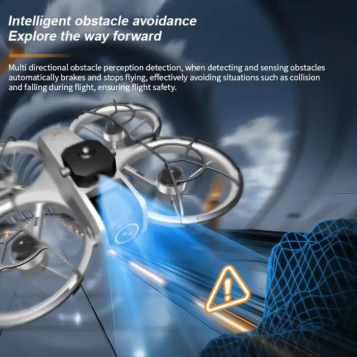 Drone Z4 avec écran 4.3 pouces, double caméra 4K, système d'évitement des obstacles omnidirectionnels pour la photographie aérienne et les vols sécurisés