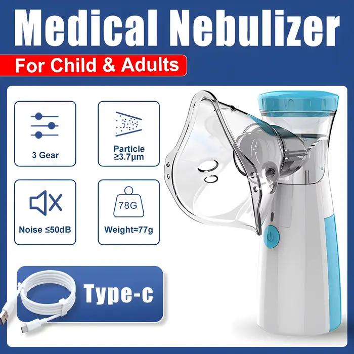 Nébuliseur médical, inhalateur, machine à inhalation, mini inhalateur portatif pour l'asthme, inhalateur à membrane, inhalation