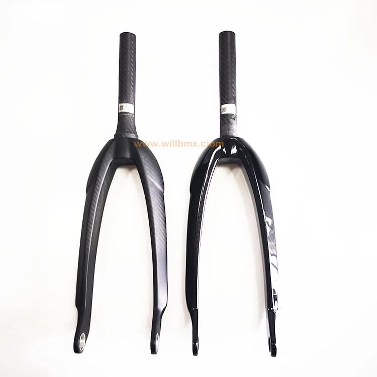2020 Willbmxforks plus récent BMX course 20 pouces fourche de vélo vélo en carbone 20 "24" freestyle