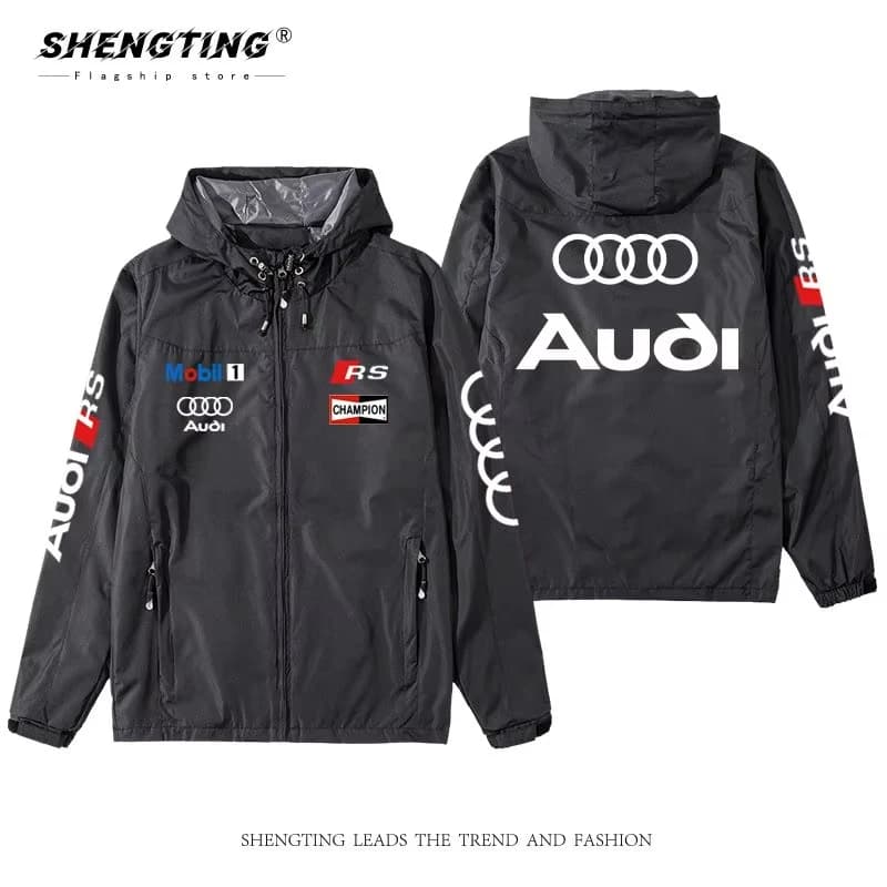 Nouvelle veste de course Audi personnalisée imprimée pour couples, collection automne-hiver 2026, ve