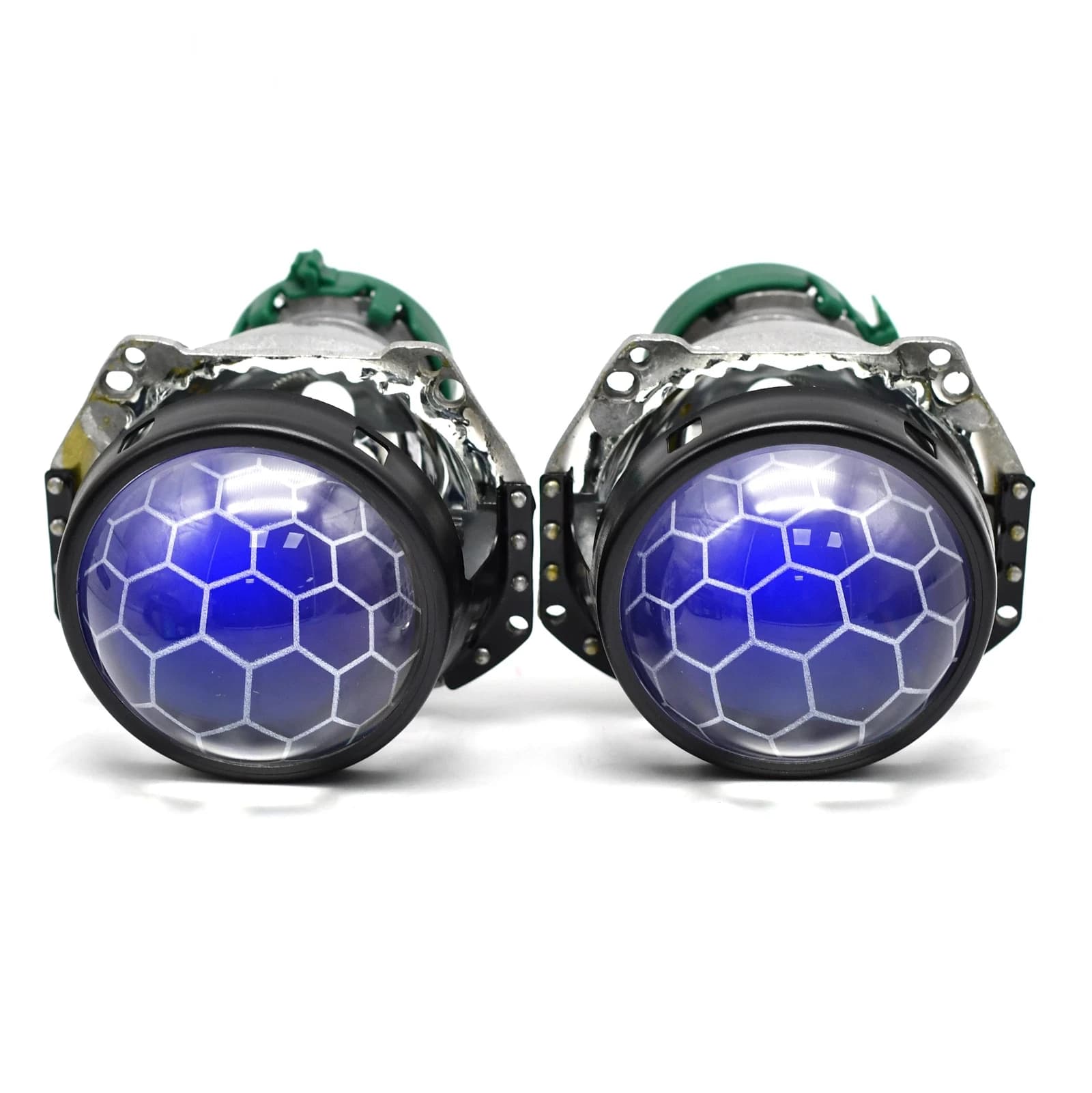 Lentilles de lumière de sauna pour Hella 3R G5 Bixenon, budgétaire SAFEyes HID, lentille bleue de fo