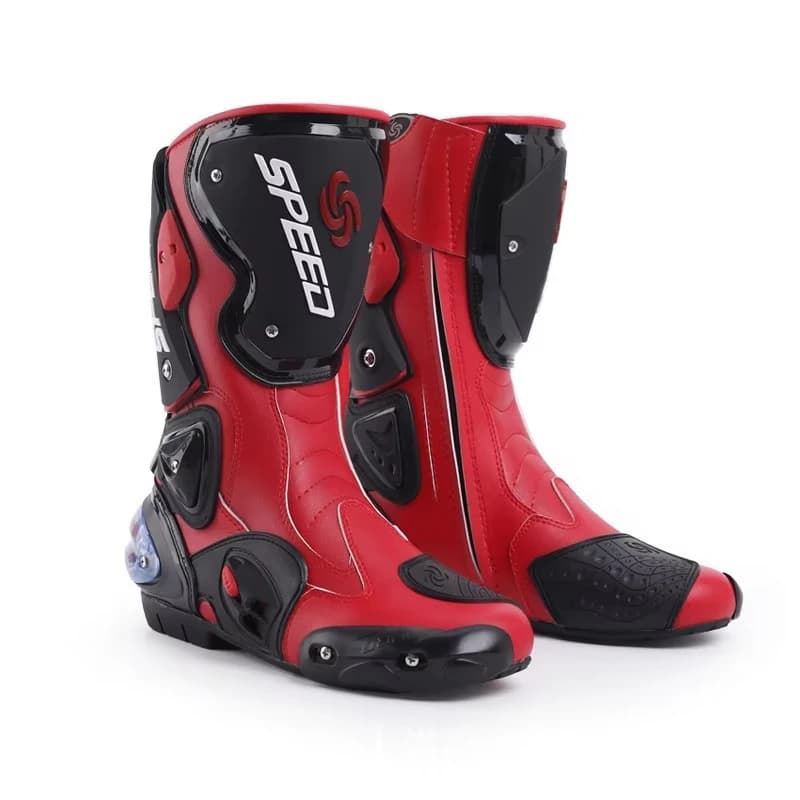 Bottes de course pour hommes, équipement de conduite sécurisé, chaussures de rallye, bottes de cours
