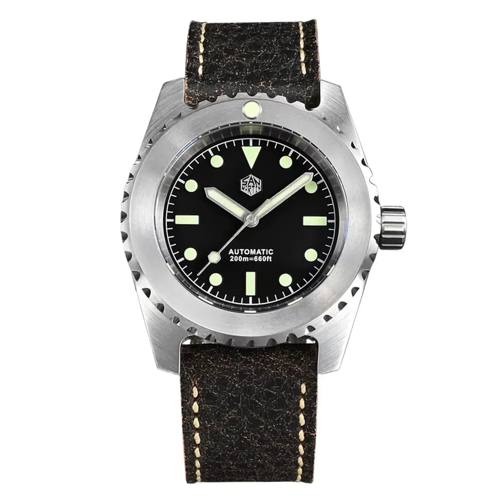San Martin – montre de plongée rétro pour hommes, 41mm, classique, Vintage, Miyota, mécanique à remo