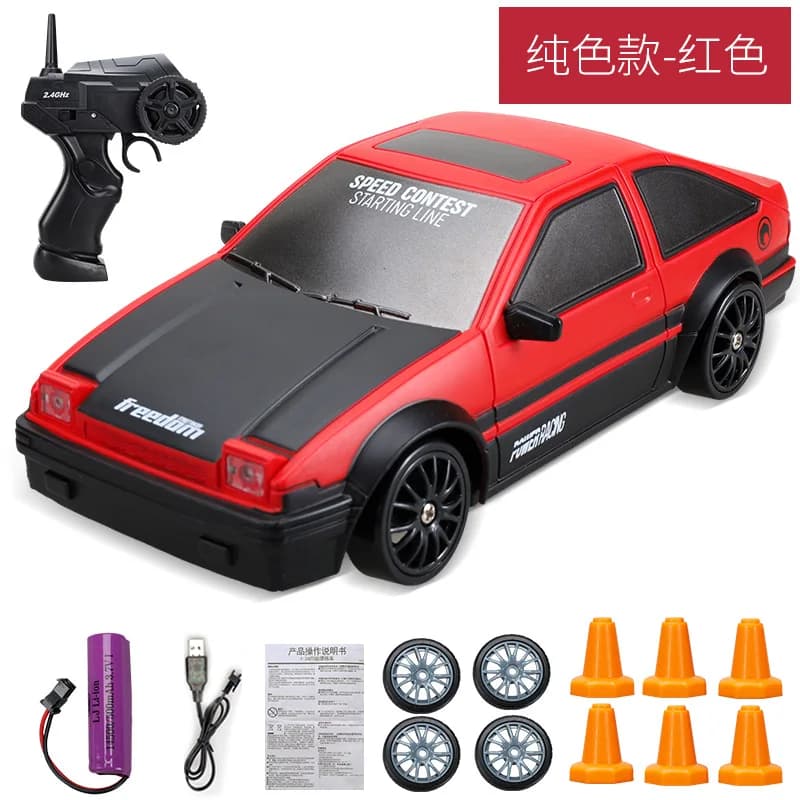 Jouets de voiture RC 20 Km/h 1/24 2.4G, télécommande haute vitesse, Mini modèle de véhicule électriq