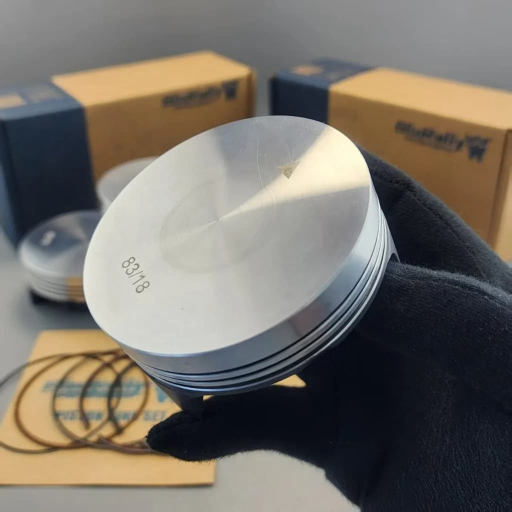 Piston de moto forgé BluRally Pro-Racing Dia. 83mm/85mm/86mm avec broche DLC de 18mm pour modificati