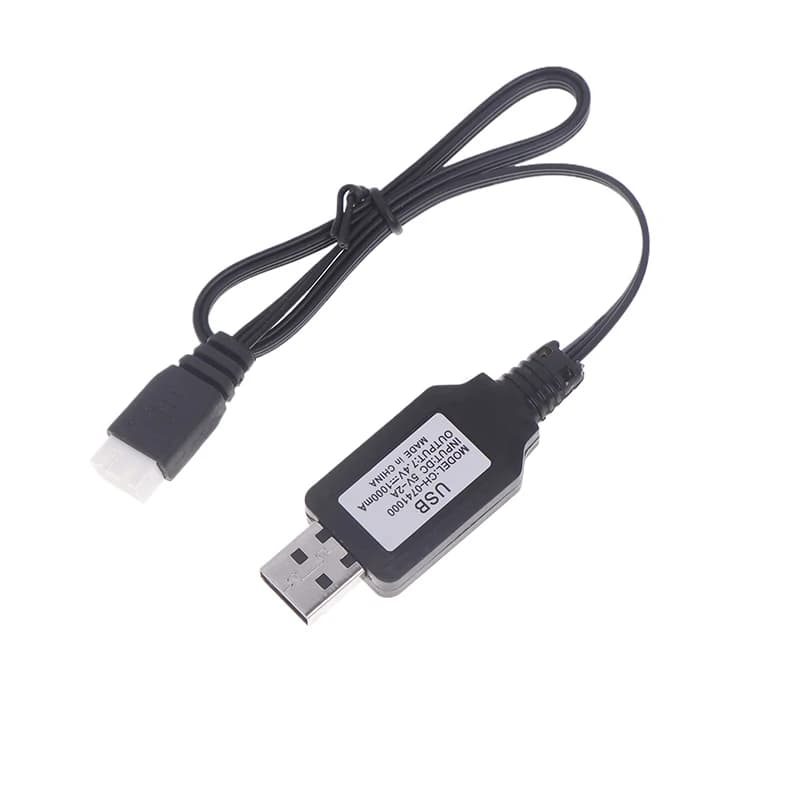 Câble de chargeur RC 7.4V 1000mA pour drone, pour charge rapide de batterie lithium d'avion RC XH-3P