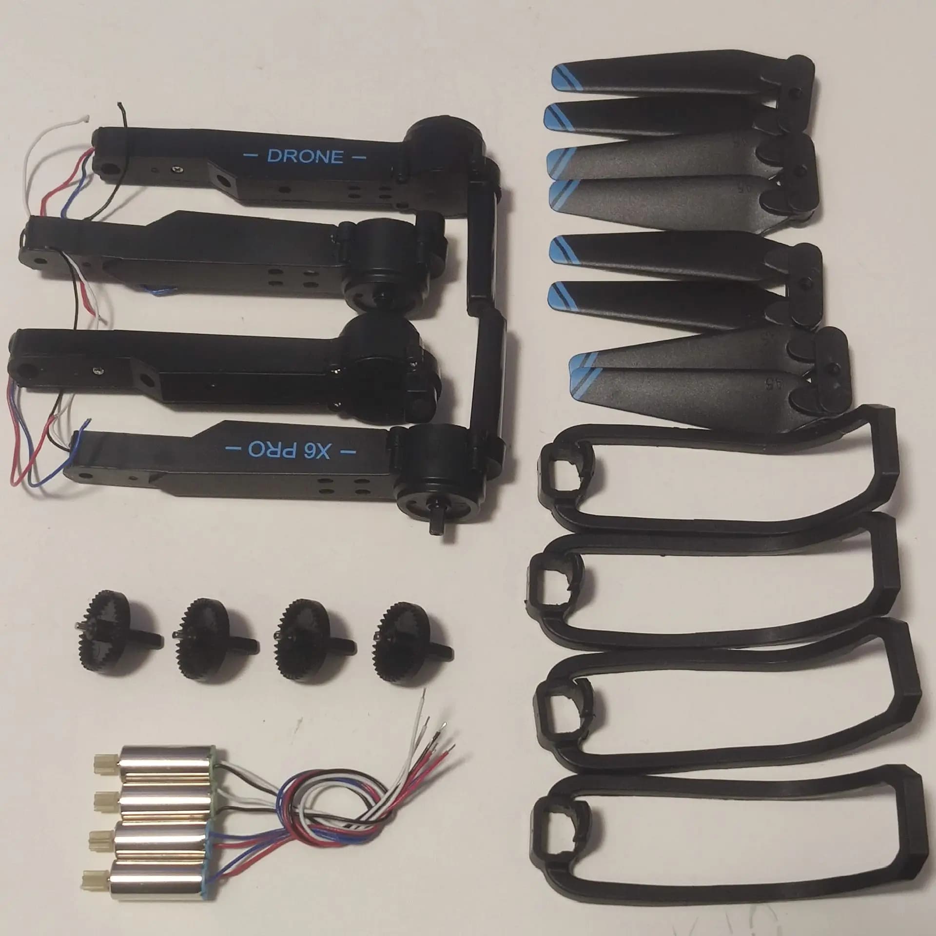 Hélice de pièce de rechange pour Drone X6PRO X6 PRO/cadre de protection/bras moteur/moteur CW CCW/accessoire